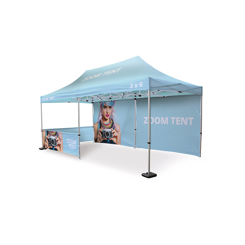 Carpa publicitaria plegable 6x3 metros