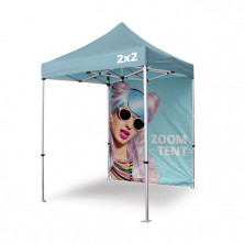 Carpa publicitaria plegable 2x2 metros